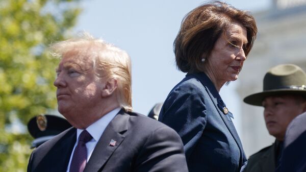President Donald Trump and Speaker of the House Nancy Pelosi - Sputnik International