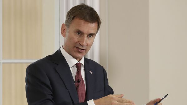Britain's Foreign Secretary Jeremy Hunt launches his leadership campaign for the Conservative Party in London, Monday June 10, 2019 - Sputnik International