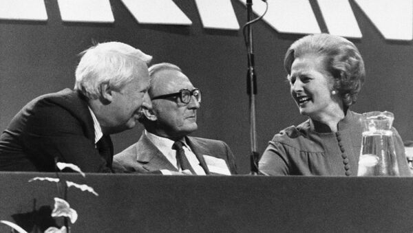 Margaret Thatcher and Edward Heath - Sputnik International