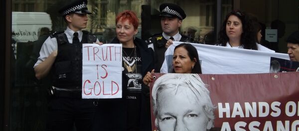 Julian Assange supporters. London. 14.06.2019 Julian Assange supporters. London. 14.06.2019 - Sputnik International