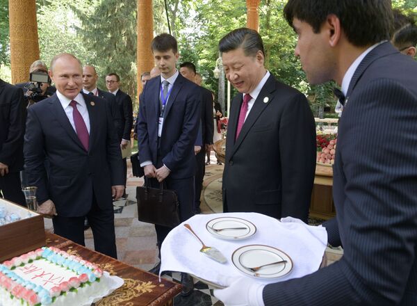 Putin Presents China's Xi Jinping With Russian Ice Cream on His Birthday (PHOTOS) - Sputnik International