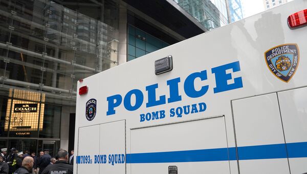 US police bomb squad car - Sputnik International