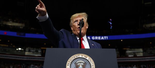 President Donald Trump speaks during his re-election kickoff rally at the Amway Center, Tuesday, June 18, 2019, in Orlando, Fla.  - Sputnik International