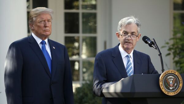 Jerome Powell speaks after President Donald Trump announced him as his nominee for the next chair of the Federal Reserve - Sputnik International
