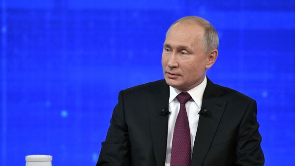 Direct Line with Vladimir Putin 2019   - Sputnik International