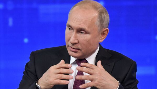 Russia Putin Nationwide Call-in - Sputnik International