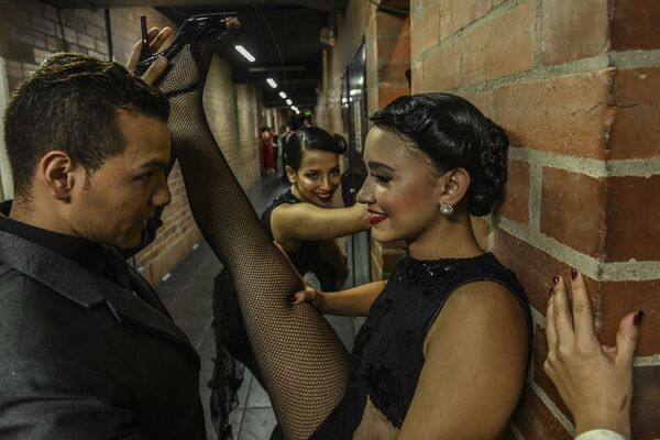 The Tango Dancing Tournament at the XIII International Tango Festival in Medellin, Colombia - Sputnik International
