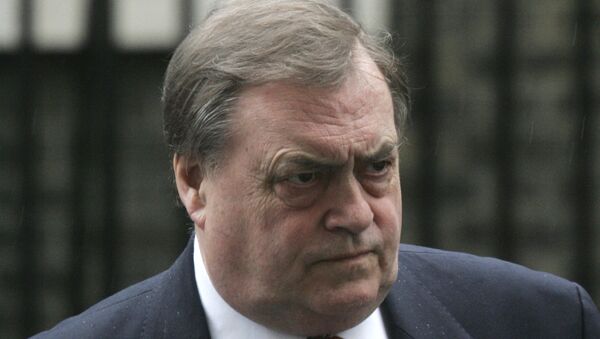 FILE - In this file photo dated Wednesday, May 9, 2007, British Deputy Prime Minister John Prescott leaves 10 Downing Street after a meeting with the Prime Minister Tony Blair, London.  Prescott has been admitted to hospital after suffering a stroke, according to a statement issued by his family, Monday June 24, 2019. (AP Photo/Sang Tan, FILE) - Sputnik International