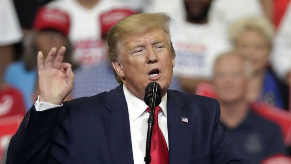 President Donald Trump speaks to supporters where he formally announced his 2020 re-election bid Tuesday, June 18, 2019, in Orlando, Fla. - Sputnik International