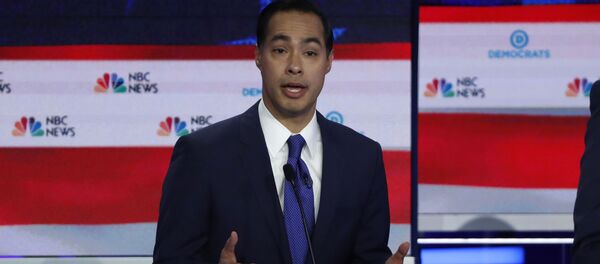 Former HUD Secretary Julian Castro speaks at the first U.S. 2020 presidential election Democratic candidates debate in Miami, Florida, U.S., June 26, 2019 Former HUD Secretary Julian Castro speaks at the first U.S. 2020 presidential election Democratic candidates debate in Miami, Florida, U.S., June 26, 2019 - Sputnik International