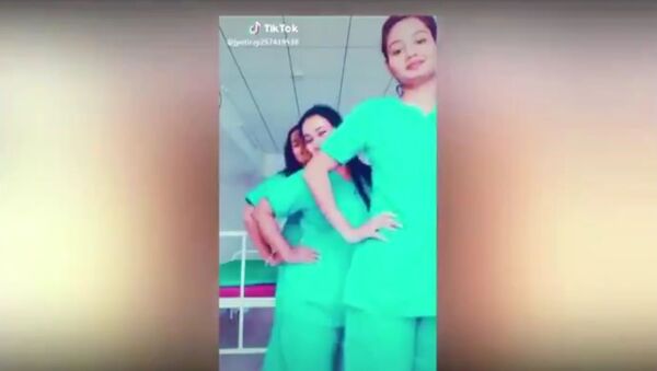 Indian nurses in Odisha state created a huge uproar by shooting TikTok dancing videos in an intensive infant care unit of a district hospital - Sputnik International