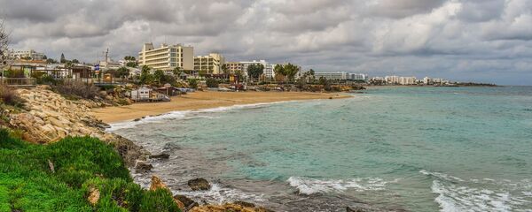 Beach, coast of Protaras, Cyprus Beach, coast of Protaras, Cyprus - Sputnik International