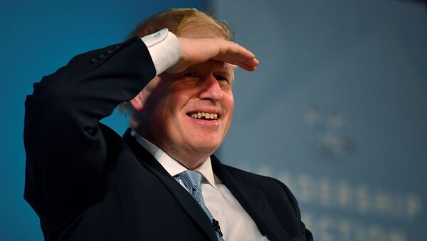 Boris Johnson, a leadership candidate for Britain's Conservative Party, attends a hustings event in Bournemouth, Britain, June 27, 2019 - Sputnik International