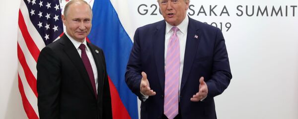 Russian President Vladimir Putin and US President Donald Trump - Sputnik International