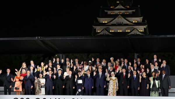 Japan G20 Summit group photo - Sputnik International