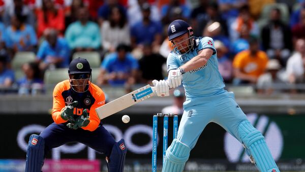 Cricket - ICC Cricket World Cup - England v India - Edgbaston, Birmingham, Britain - June 30, 2019 England's Jonny Bairstow in action - Sputnik International