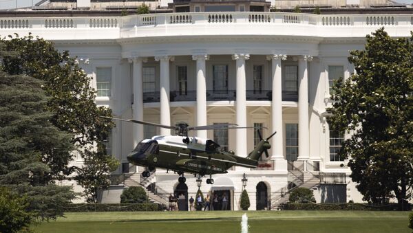 The new Presidential VH-92 helicopter takes off from the South Lawn of the White House in Washington, Friday, June 14, 2019 - Sputnik International