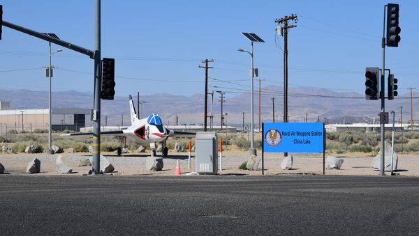 This photo shows the entrance to the Naval Air Weapons Station China Lake in Ridgecrest, California, on July 4, 2019. - Sputnik International