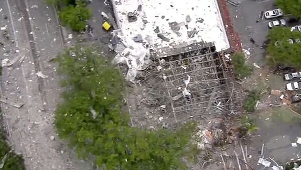 Consequences of a gas explosion at a shopping centre in Florida occured on 6 July 2019 - Sputnik International