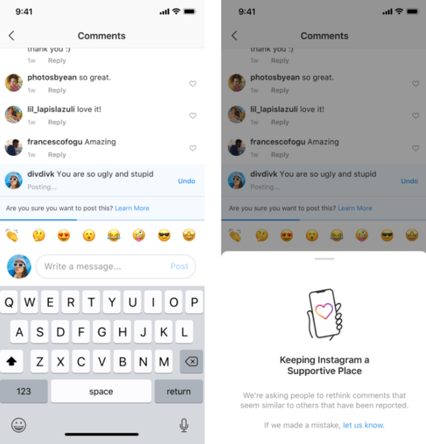 Are You Sure? Instagram’s New Anti-Bullying Feature Issues Warnings on Comments - Sputnik International
