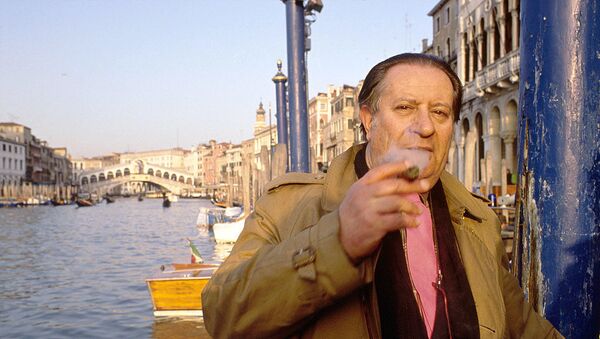 The italian director Tinto Brass in Venice - Sputnik International