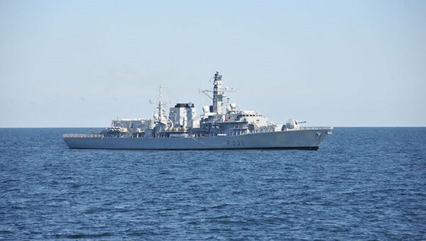 Royal Navy vessel HMS Montrose at sea during Baltic Operations in this photo taken June 15, 2014 - Sputnik International