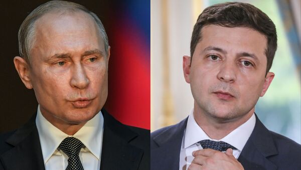 Putin and Zelensky - Sputnik International