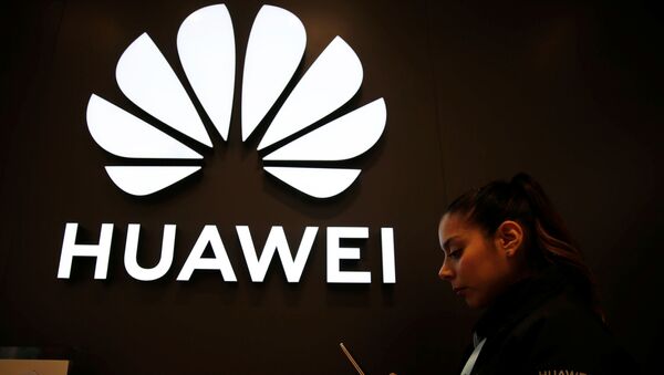 A Huawei signage is pictured at their store at Vina del Mar, Chile  July 14, 2019 - Sputnik International