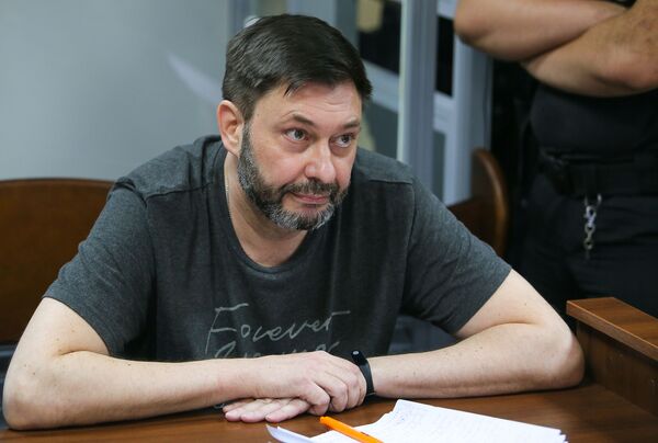 Kiev Court Releases RIA Novosti Ukraine's Head Vyshinsky on Personal Recognizance Kiev Court Releases RIA Novosti Ukraine's Head Vyshinsky on Personal Recognizance - Sputnik International