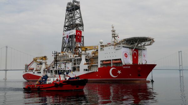 Turkish drilling vessel Yavuz - Sputnik International