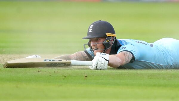Cricket - ICC Cricket World Cup Final - New Zealand v England - Lord's, London, Britain - July 14, 2019   England's Ben Stokes in action     - Sputnik International