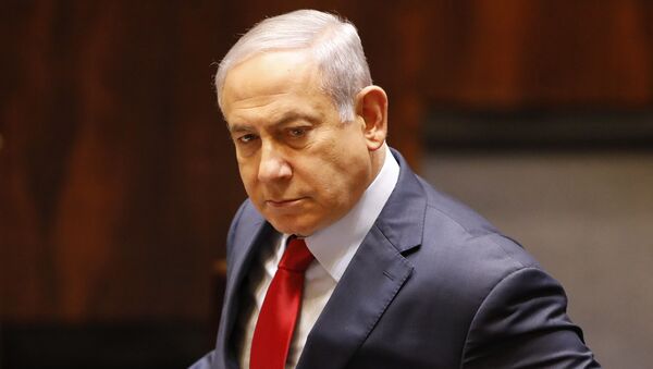 Israeli Prime Minister Benjamin Netanyahu before voting in the Knesset, Israel's parliament in Jerusalem, Wednesday, May 29, 2019 - Sputnik International