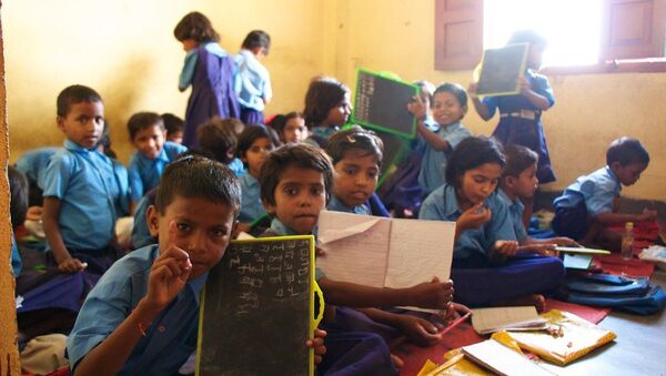Indian children at school - Sputnik International