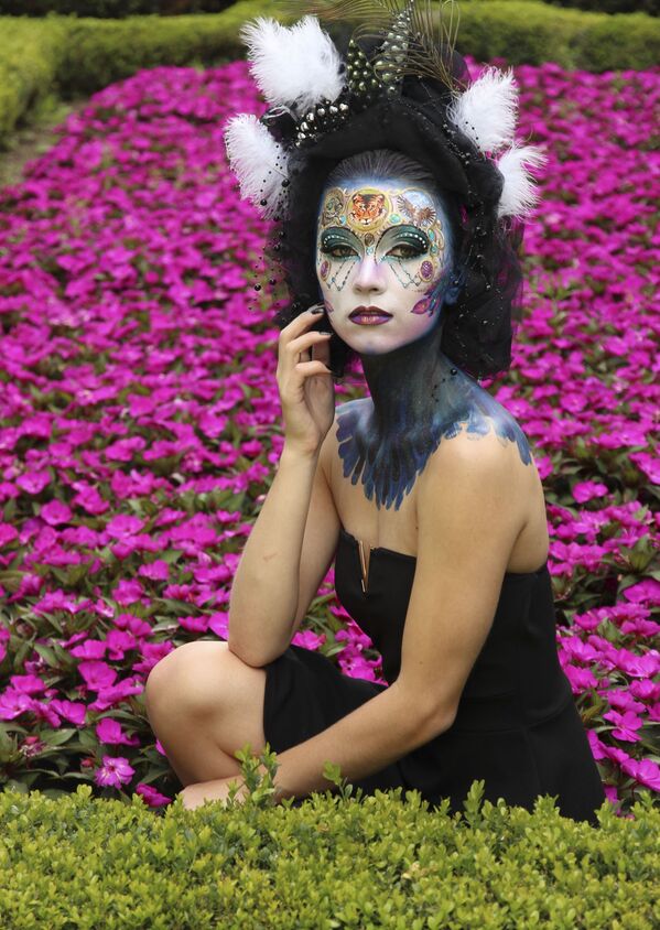 A model at the 2019 World Bodypainting Festival. - Sputnik International