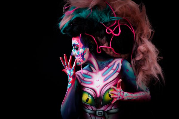 A model at the 2019 World Bodypainting Festival. - Sputnik International