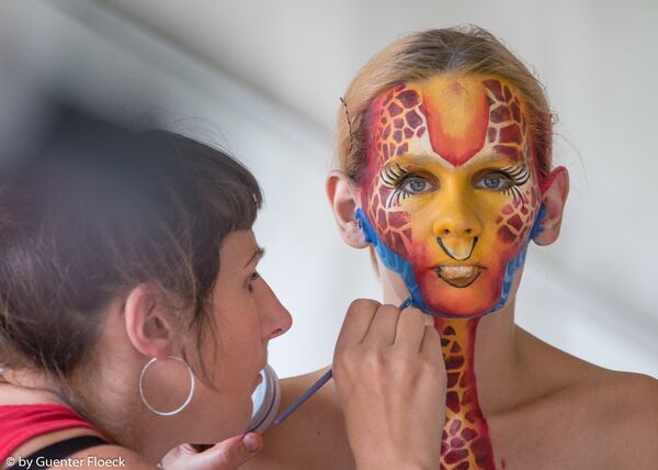 A model at the International Body Art Festival in Austria. - Sputnik International