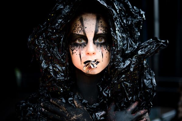 A model at the 2019 World Bodypainting Festival. - Sputnik International