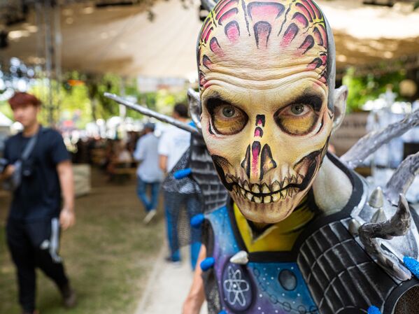 A model at the 2019 World Bodypainting Festival. - Sputnik International