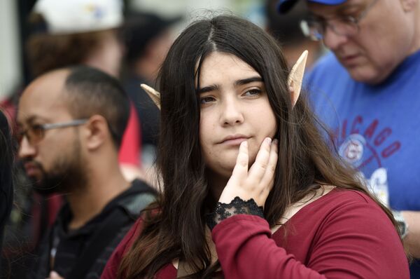 A girl dressed as an elf attending Comic-Con International 2019. - Sputnik International