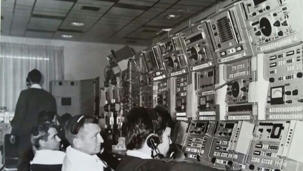1968, Fresnedillas NASA tracking station. In the foreground: Carlos Gonzalez, the only Spaniard among the Americans - Sputnik International