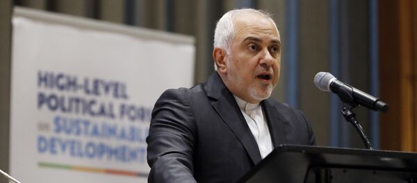 Iran's Foreign Minister Javad Zarif addresses the High Level Political Forum on Sustainable Development, at United Nations headquarters Iran's Foreign Minister Javad Zarif addresses the High Level Political Forum on Sustainable Development, at United Nations headquarters - Sputnik International