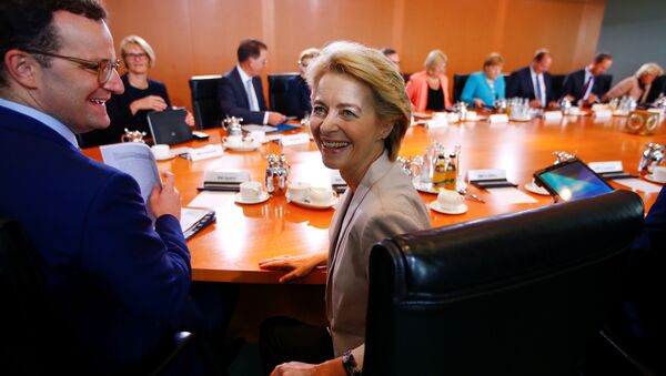 German Defense Minister and Elected European Commission President Ursula von der Leyen attends the cabinet meeting in Berlin, Germany, July 17, 2019. - Sputnik International