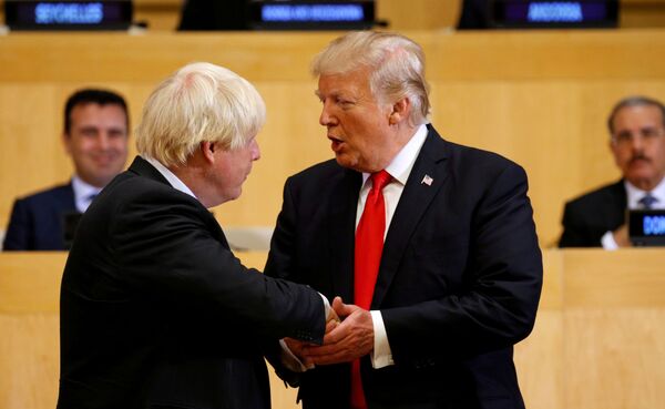 Boris Johnson Speaks to Trump for 3rd Time in Three Weeks Amid Bolton's UK Visit - Sputnik International
