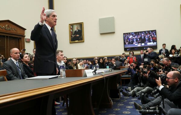 Mueller Again Shatters 'Collusion' Claims, But Says Trump Could Still Be Prosecuted After Presidency Mueller Again Shatters 'Collusion' Claims, But Says Trump Could Still Be Prosecuted After Presidency - Sputnik International