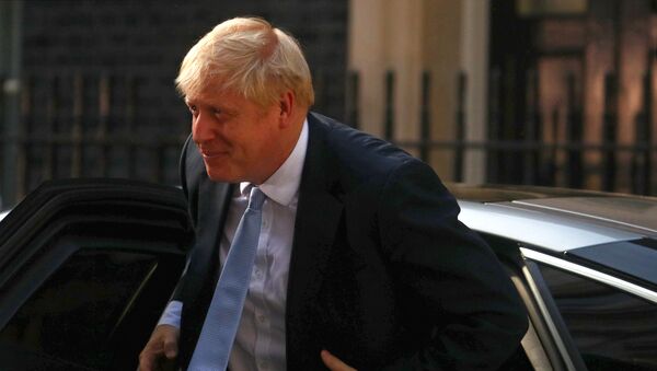 Britain's Prime Minister Boris Johnson arrives at Downing Street, in London, Britain July 24, 2019 - Sputnik International