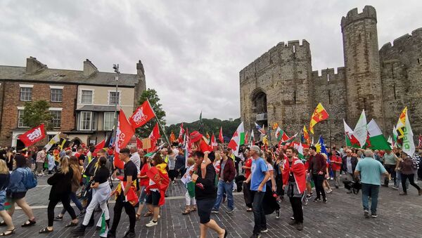 Rally for Independent Wales. Caernarfon, 27 July 2019 - Sputnik International