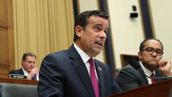 Reresentative John Ratcliffe (R-TX) questions former Special Counsel Robert Mueller during a House Intelligence Committee hearing on the Office of Special Counsel's investigation into Russian Interference in the 2016 Presidential Election on Capitol Hill in Washington, U.S., July 24, 2019. REUTERS/Leah Millis - Sputnik International