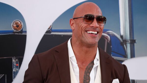 Cast member and producer Dwayne Johnson poses at the premiere for Fast & Furious Presents: Hobbs & Shaw in Los Angeles, California, U.S., July 13, 2019 - Sputnik International