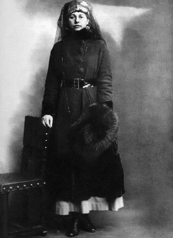 Mata Hari on the day of her arrest, 13 February 1917 - Sputnik International