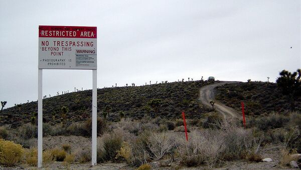 Warning sign near secret Area 51 base in Nevada - Sputnik International